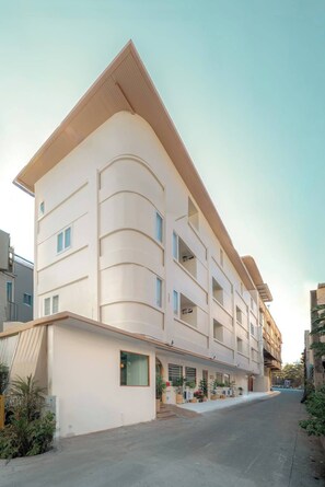 Façade de l’hébergement