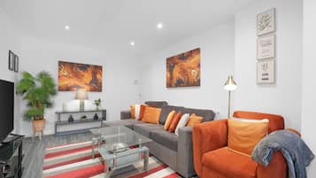 Familjehus - uteplats | Vardagsrum