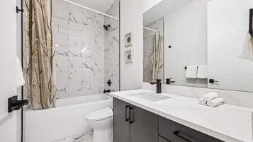 Shower, hair dryer