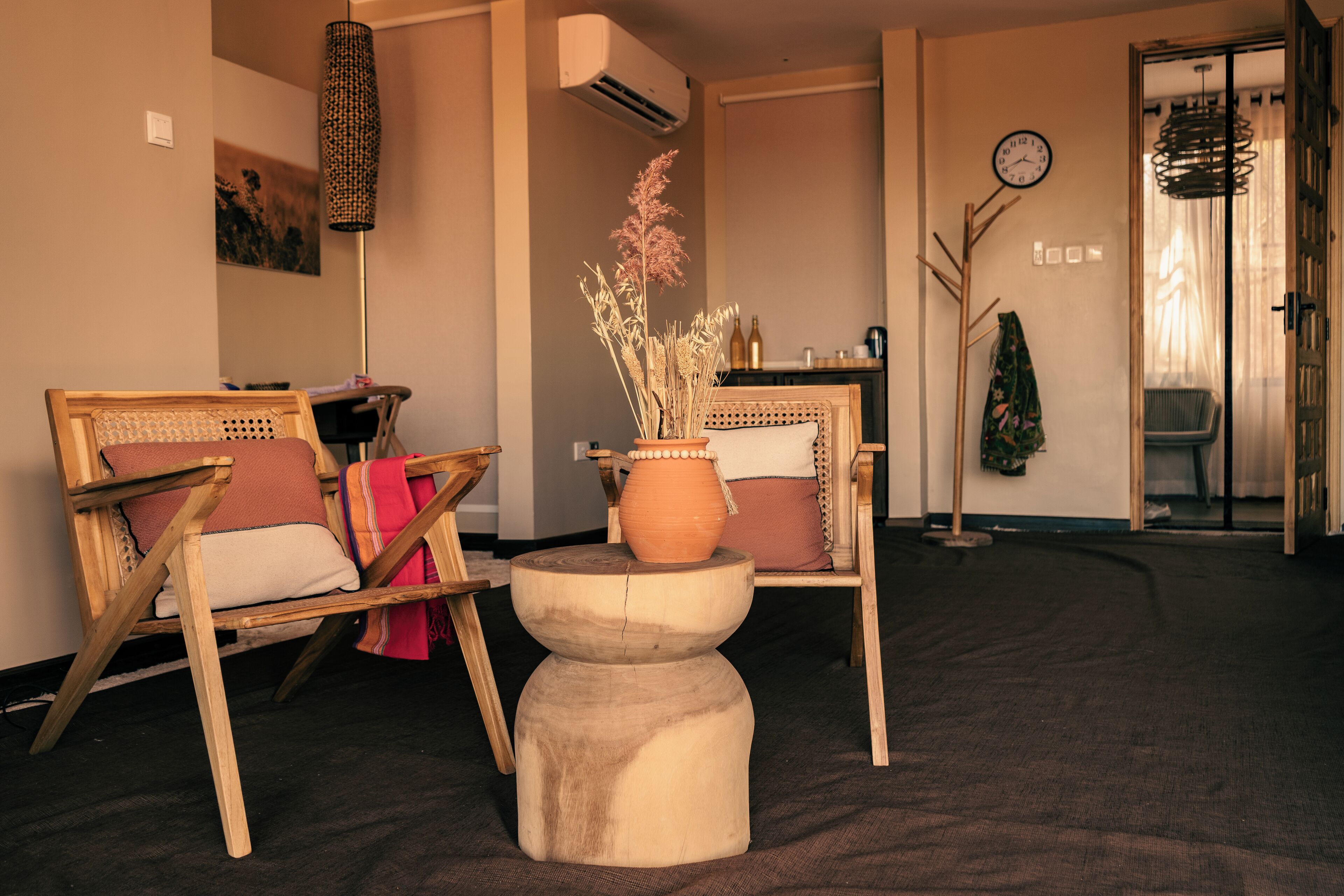 Memory-foam beds, desk, laptop workspace, iron/ironing board