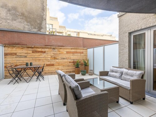 Appartement d’une chambre au bord de la mer