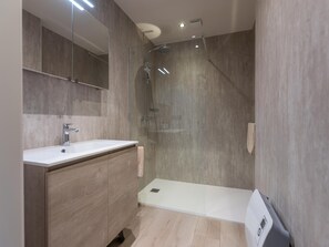 Shower, hair dryer - Modern studio with sea view (Middelkerke)