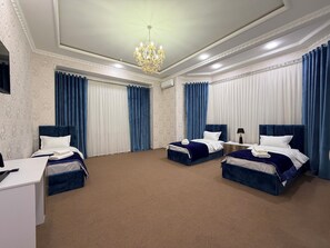Classic Triple Room | Hypo-allergenic bedding, down comforters, desk, free WiFi - Velvet Hotel  (Tashkent)