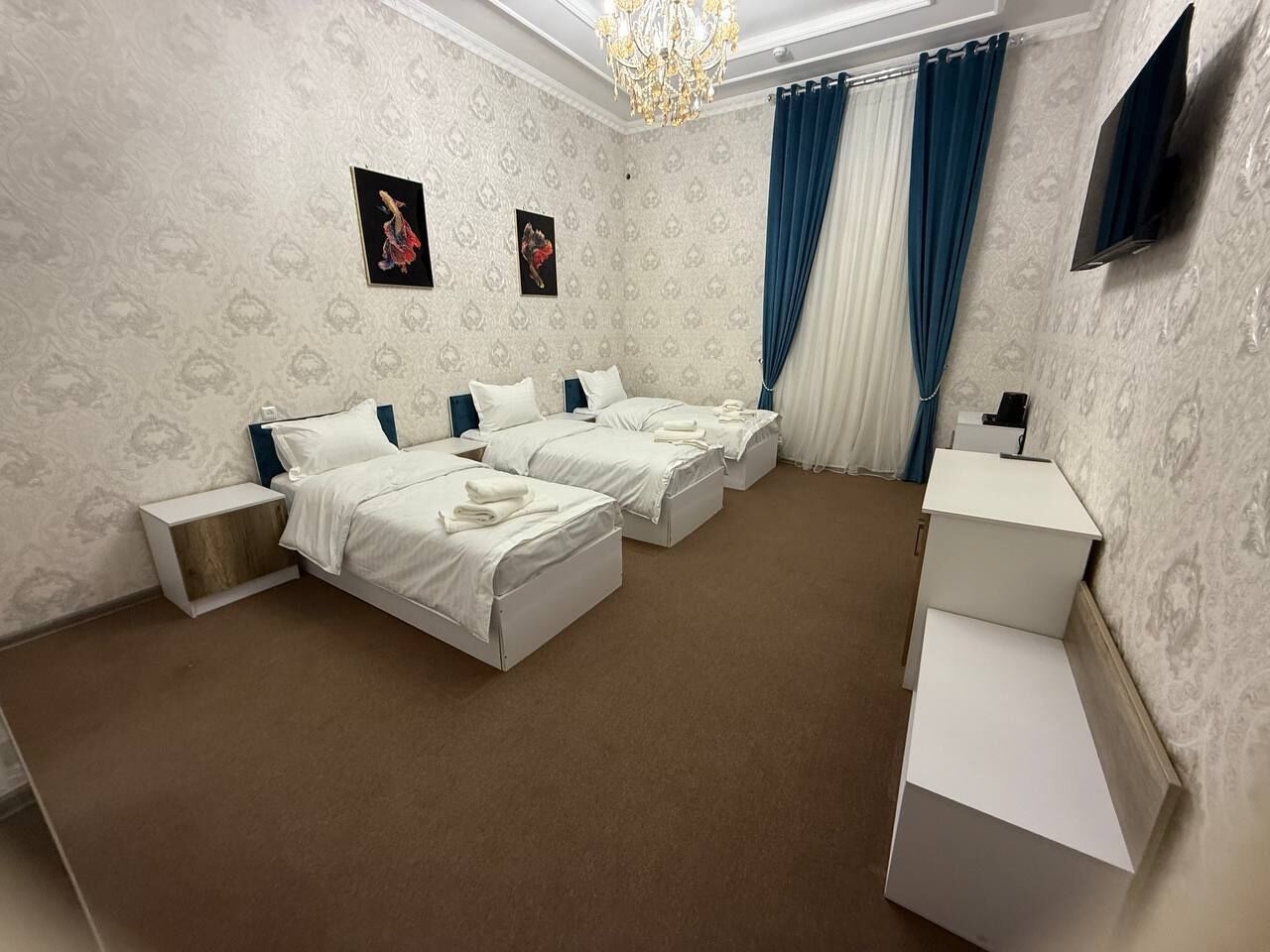 Free WiFi, bed sheets