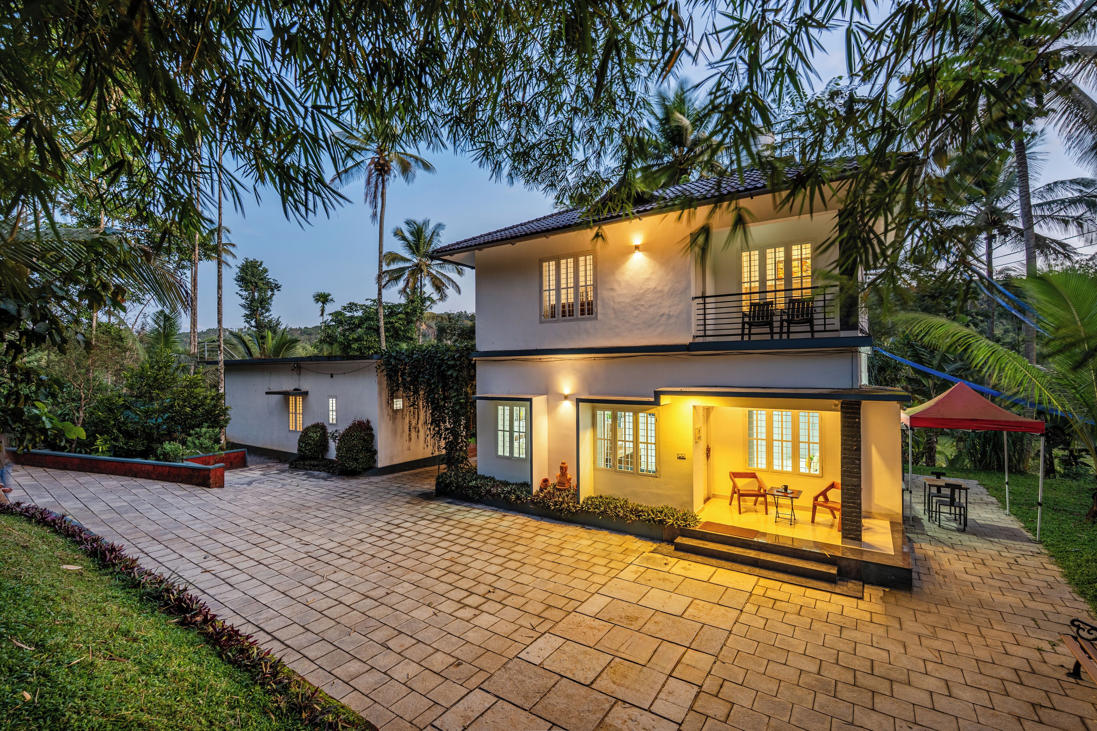 Voorkant van accommodatie