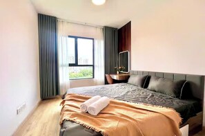 Quarto presidencial, 2 quartos, acesso ao Club Lounge, vista para a cidade | Vista do quarto