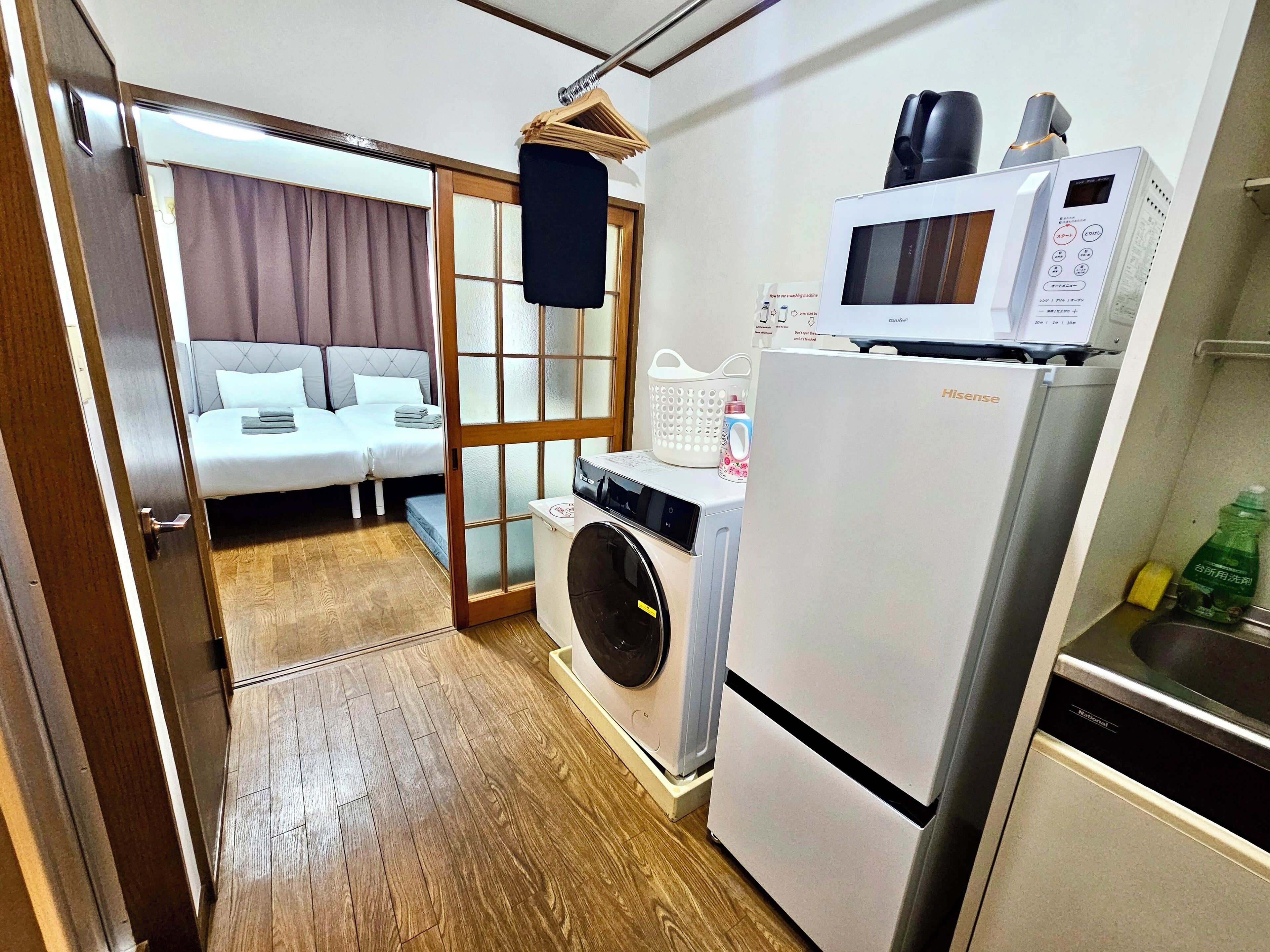 3 bedrooms, 1 sofa bed, Corner Ground Floor (101) | Private kitchen