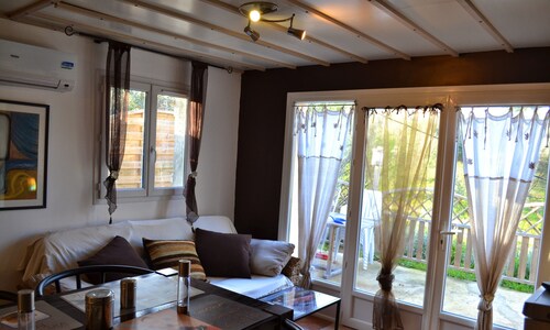 Appartement « Rez-de-villa Taglio-Isolaccio » avec vue montagne, Wi-Fi et climatisation