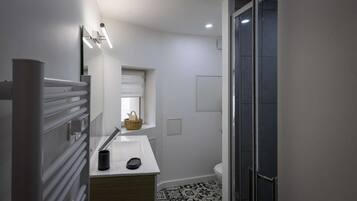 Shower, hair dryer