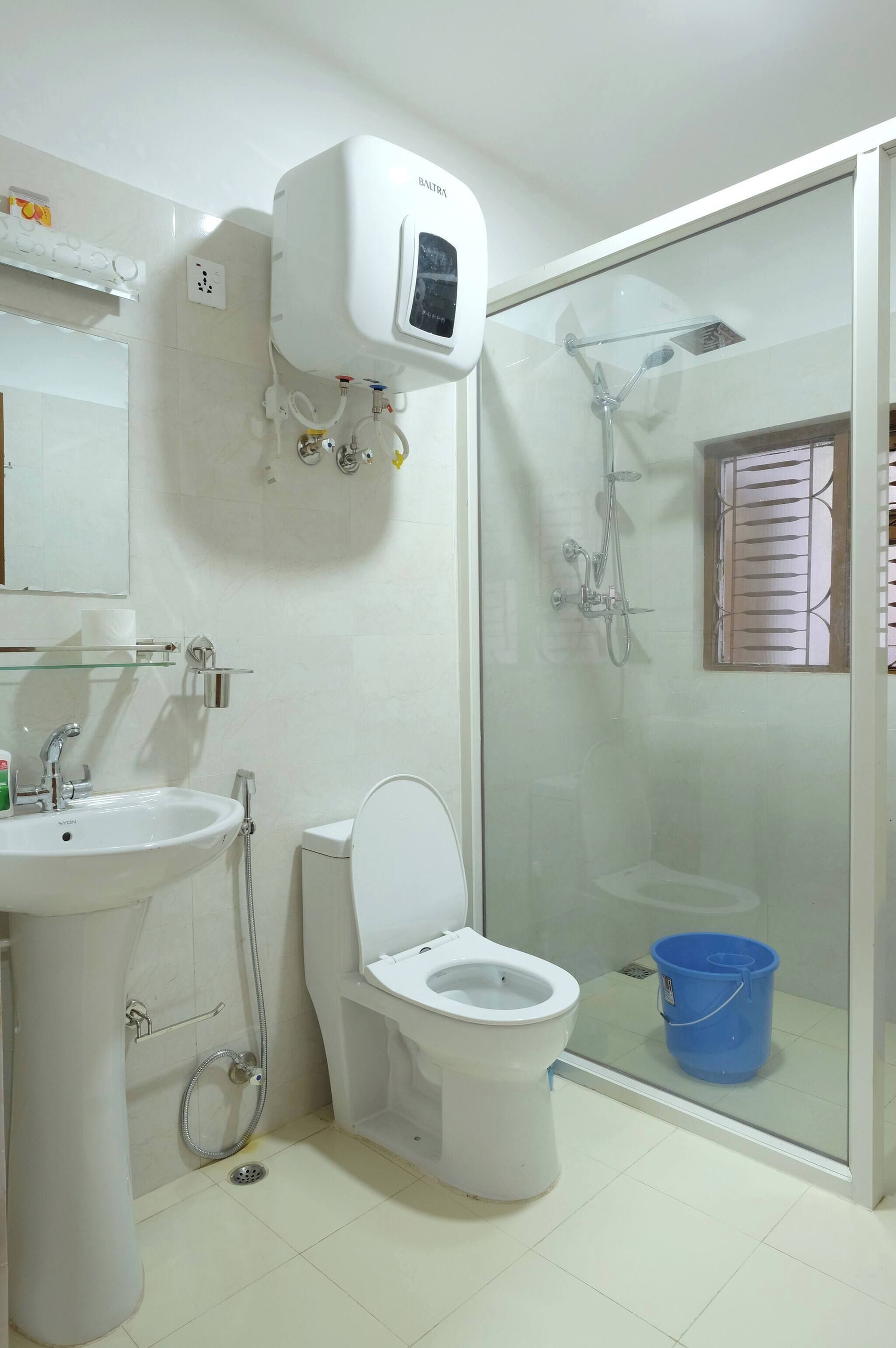 Appartement, 2 chambres, fumeur, balcon | Salle de bain