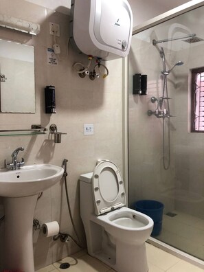 Apartment, 2 Bedrooms, Smoking, Balcony | Bathroom - Makalu Apartment 2bhk Thamel 5 min Walk 1st Floor (Kathmandu)
