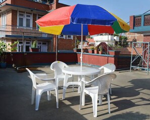 Studio, 1 Bedroom, Balcony | Terrace/patio - Thamel Apartment Thamel 5 min Walk 1bhk 3rd Floor (Kathmandu)