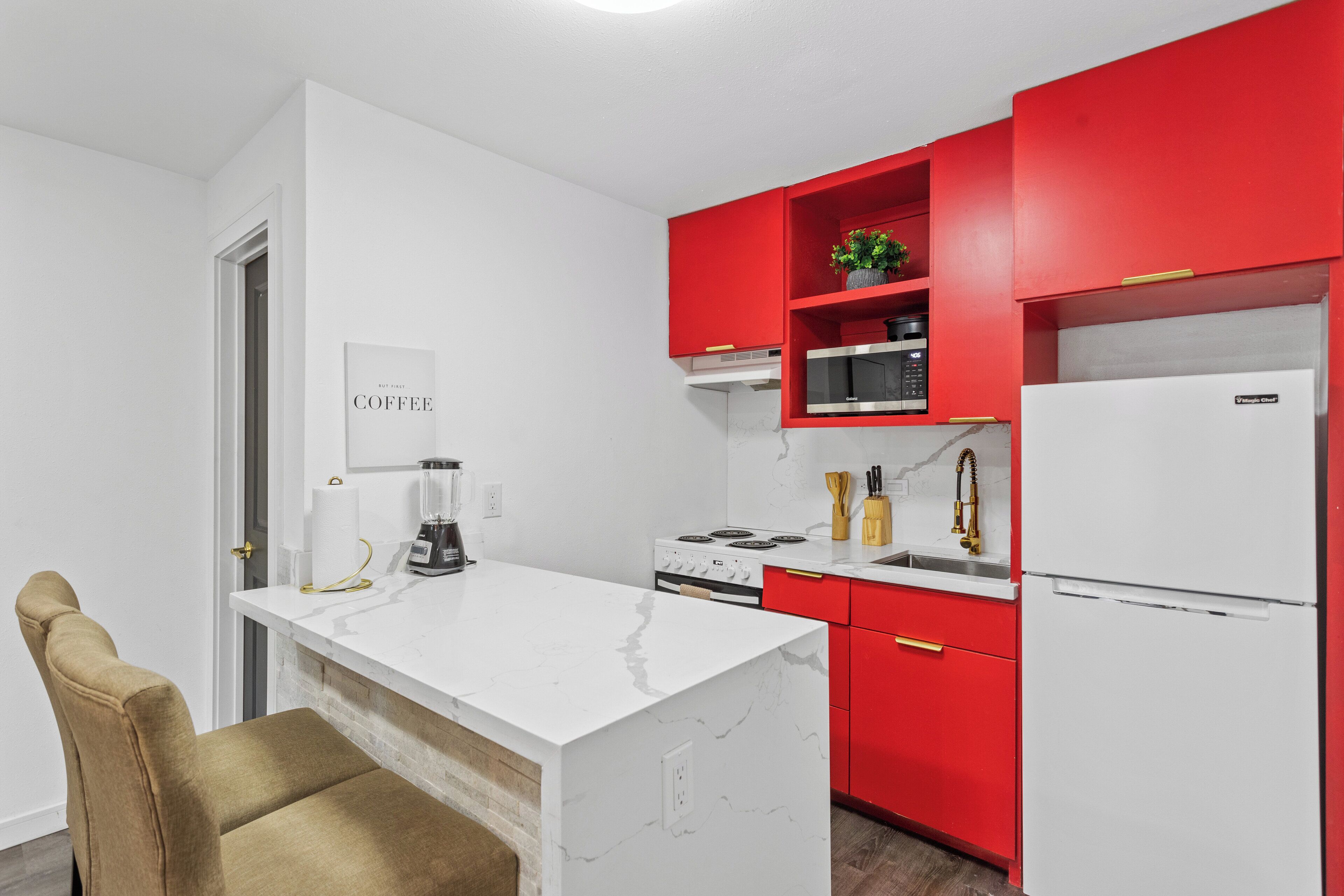 Microwave, oven, stovetop