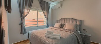 Modern duplex with patio