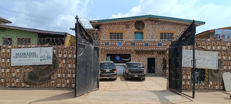 Front of property. Moradis Onimoba Hotel