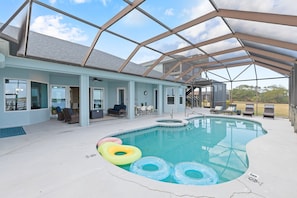 Pool - Relaxing Waterfront Estate w/ Private Pool, Dock, & Pet-Friendly Fun (Edgewater)