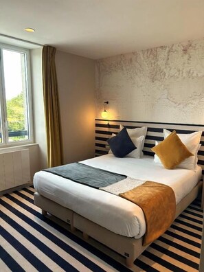 Chambre Double Classique vue mer | Bureau, rideaux d’obscurcissement, système d’insonorisation