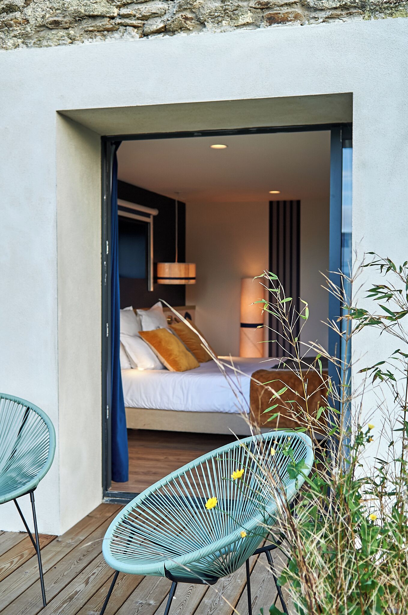 Chambre Double Deluxe vue sur jardin/terrasse | 露台/庭院