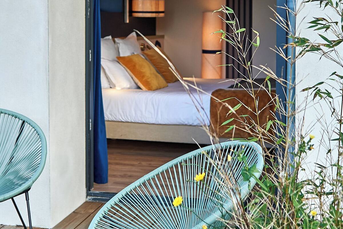 Chambre Double Deluxe vue sur jardin/terrasse | Terrace/patio