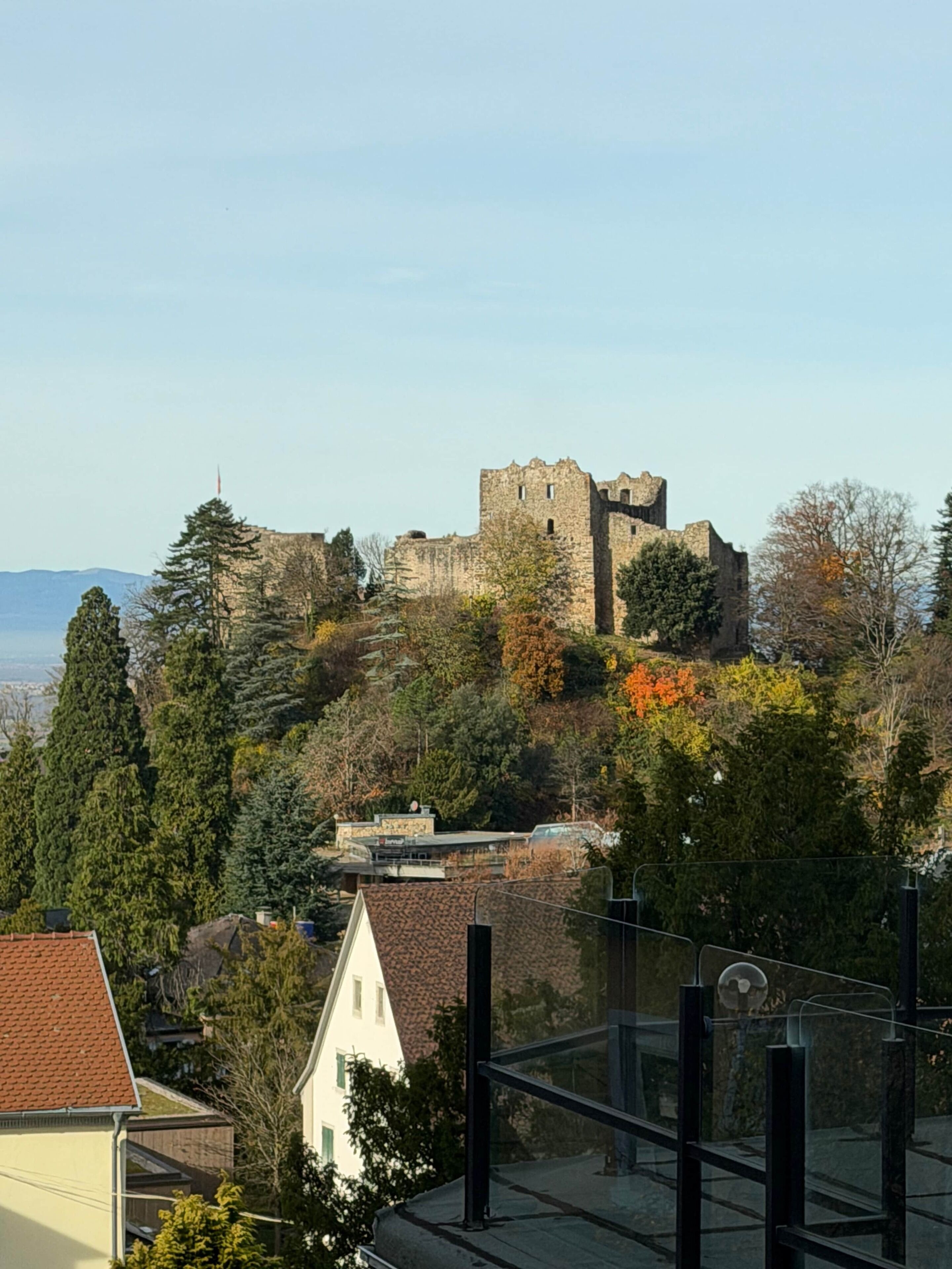 Uitzicht vanuit accommodatie