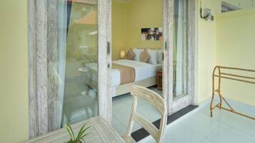 Habitación doble estándar, vista al patio | Terraza o patio