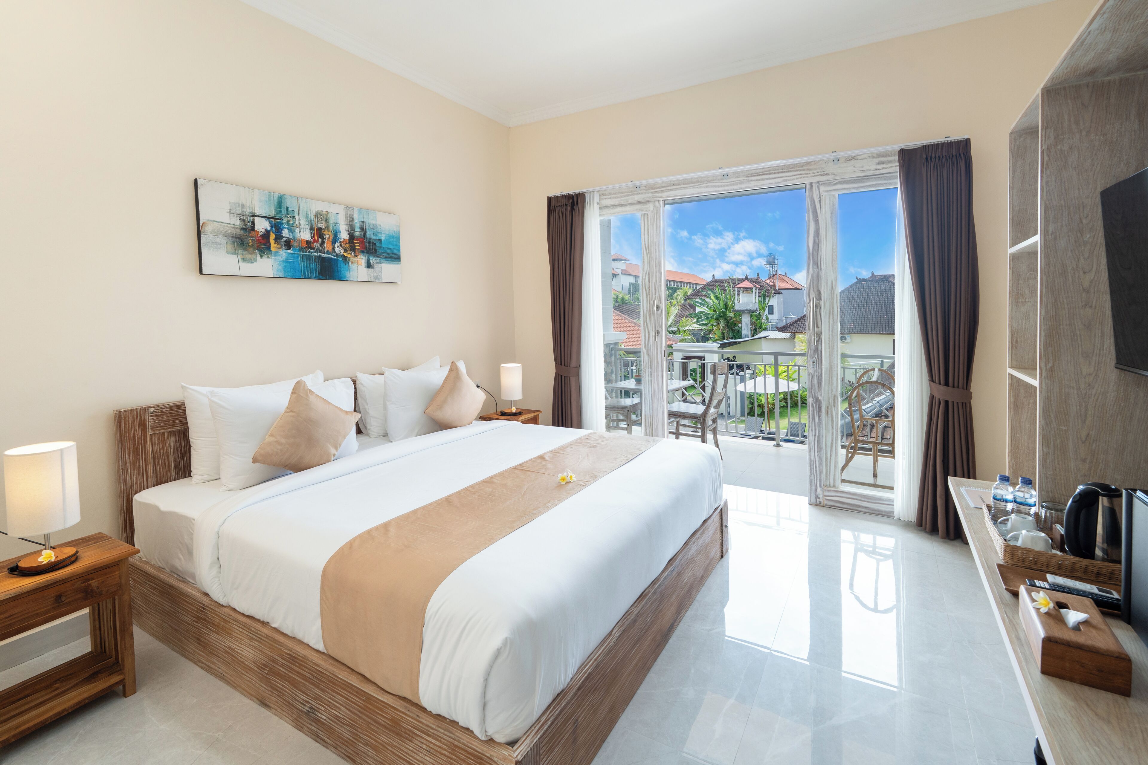 Phòng đôi Deluxe, quang cảnh sân vườn | Truy cập Internet không dây miễn phí 