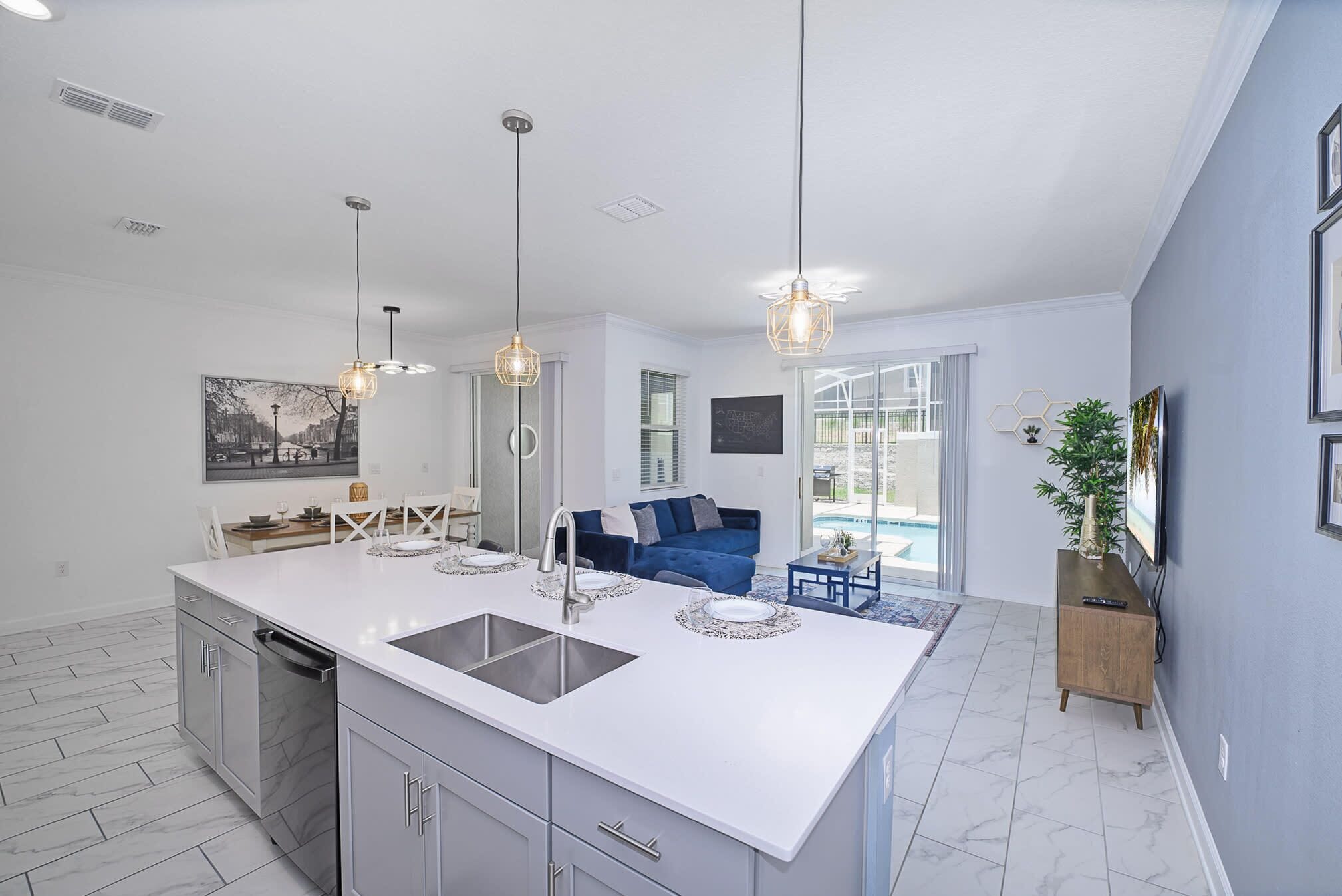 4 habitaciones y acceso a internet 