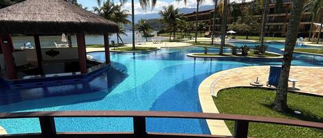 Indoor pool, outdoor pool