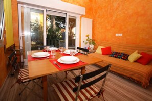 Villa, 2 Bedrooms, Patio, Garden View | Dining room - Dream Holiday Home Near Bibione Beaches (San Michele al Tagliamento)