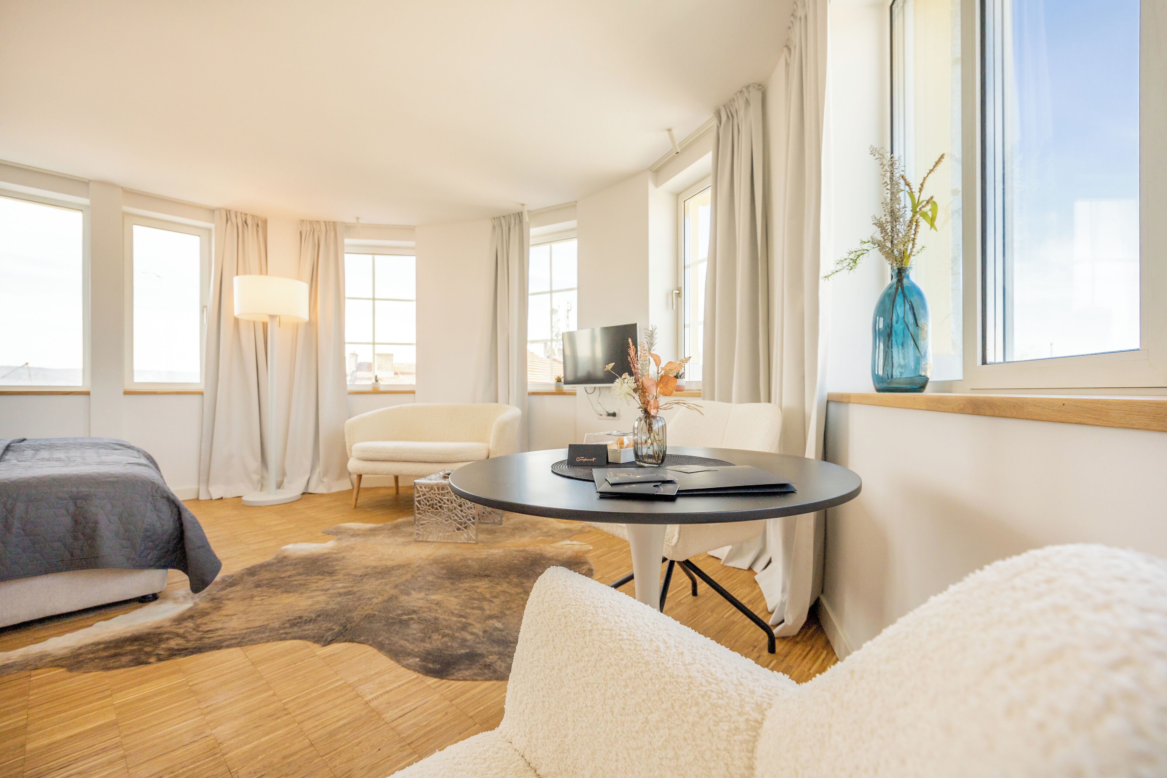 Family Studio Suite, City View | Blackout curtains, free WiFi