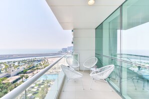 Appartement Luxe, vue mer | Vue depuis le balcon