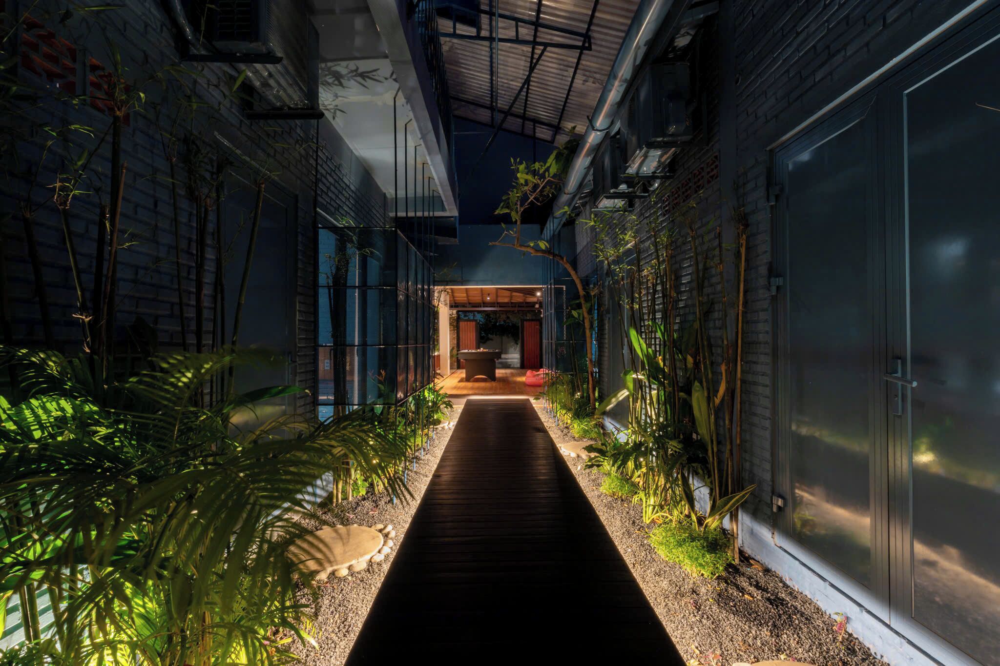 Entrada de la propiedad