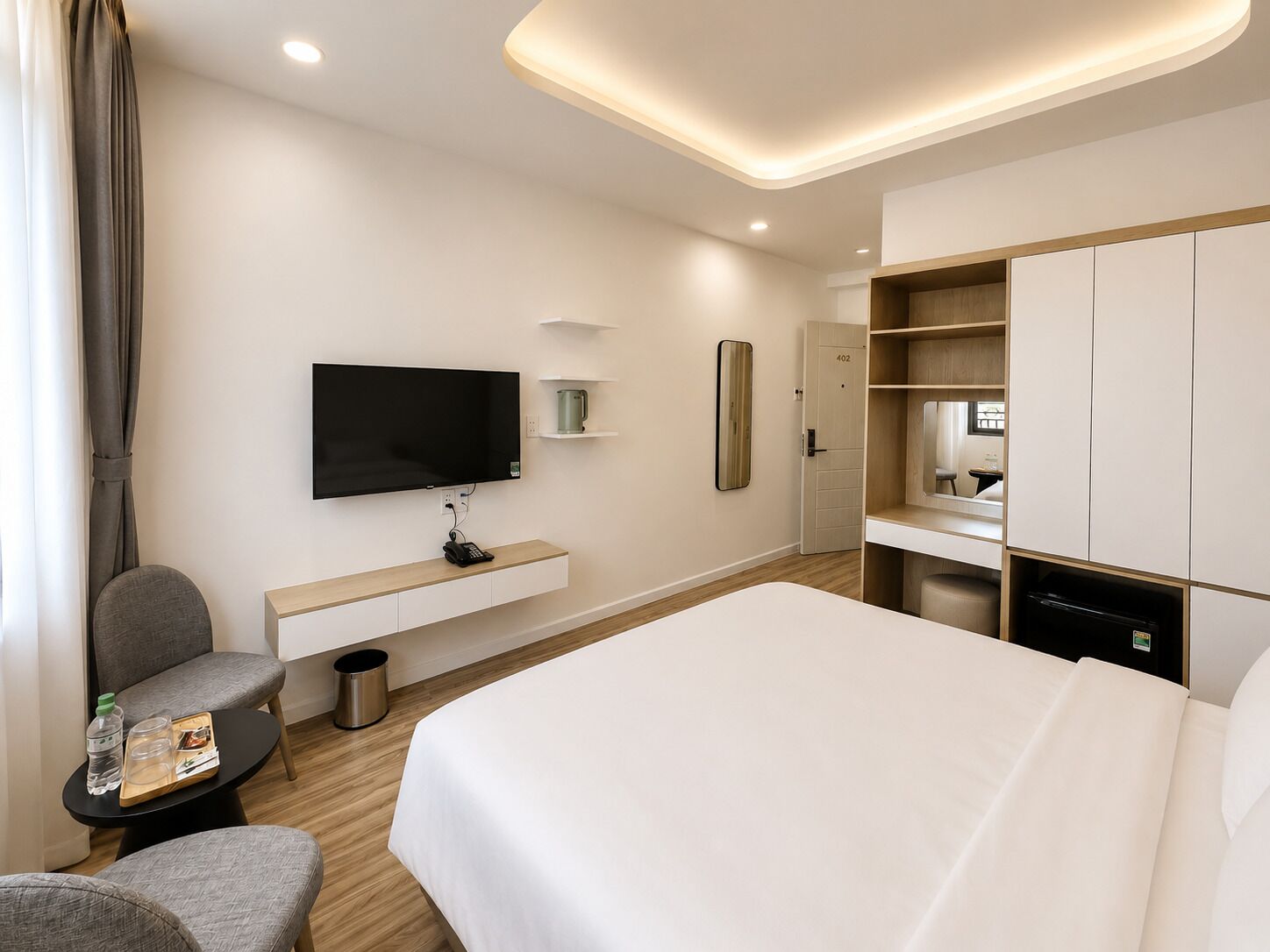 Chambre exécutive double ou avec lits jumeaux, vue sur la ville | Accès au Wi-Fi (inclus)