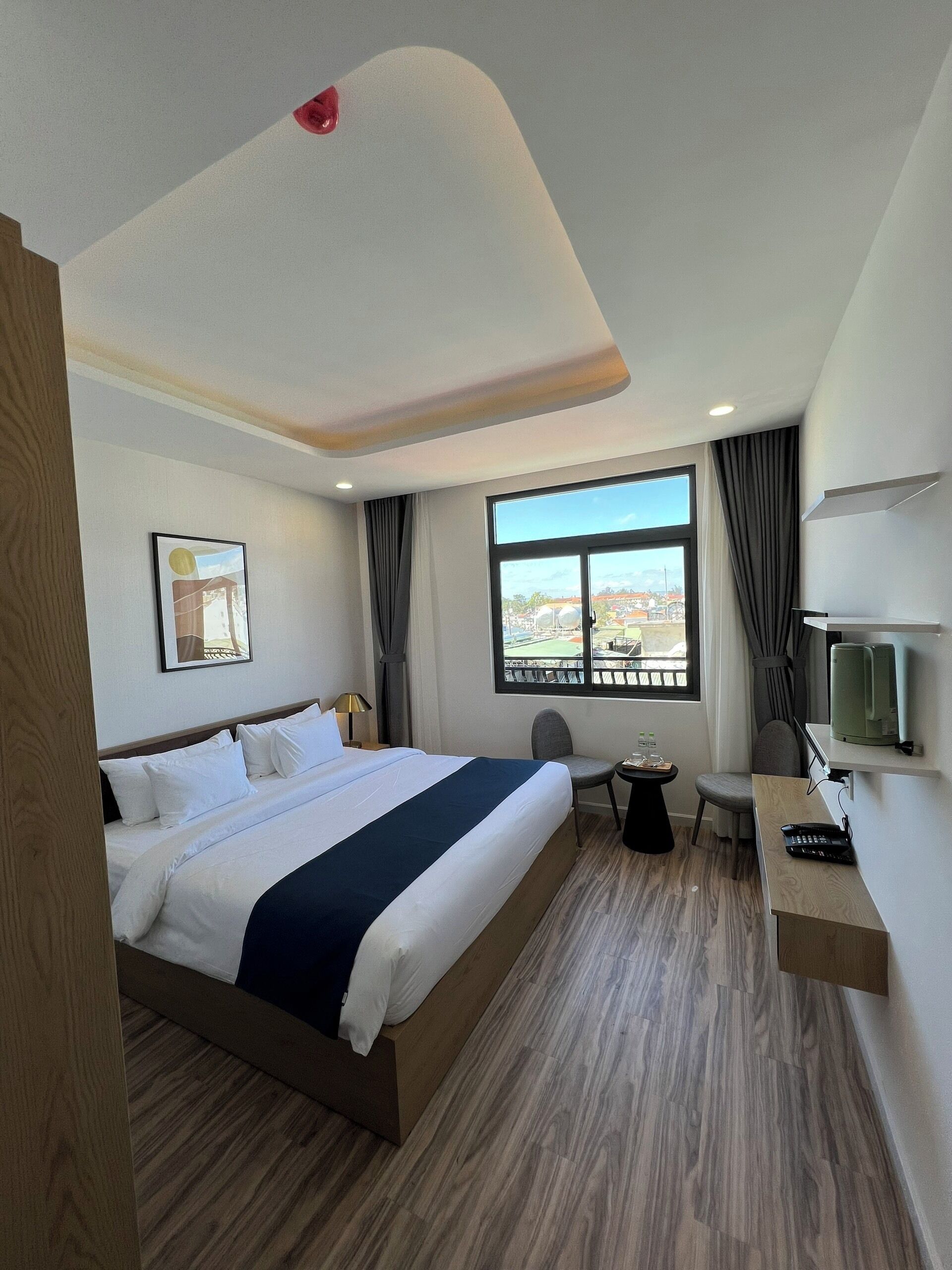 Quarto casal ou duplo executivo, vista para a cidade | Wi-Fi de cortesia