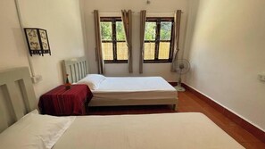 Blackout drapes, iron/ironing board, free WiFi