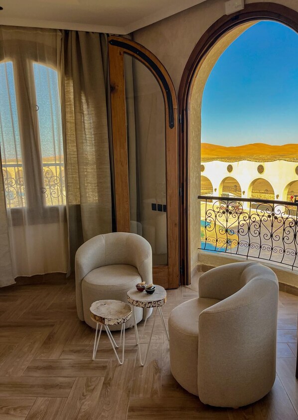 Luxury-Suite, Blick auf die Wüste