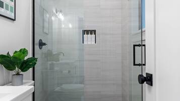 Shower, hair dryer