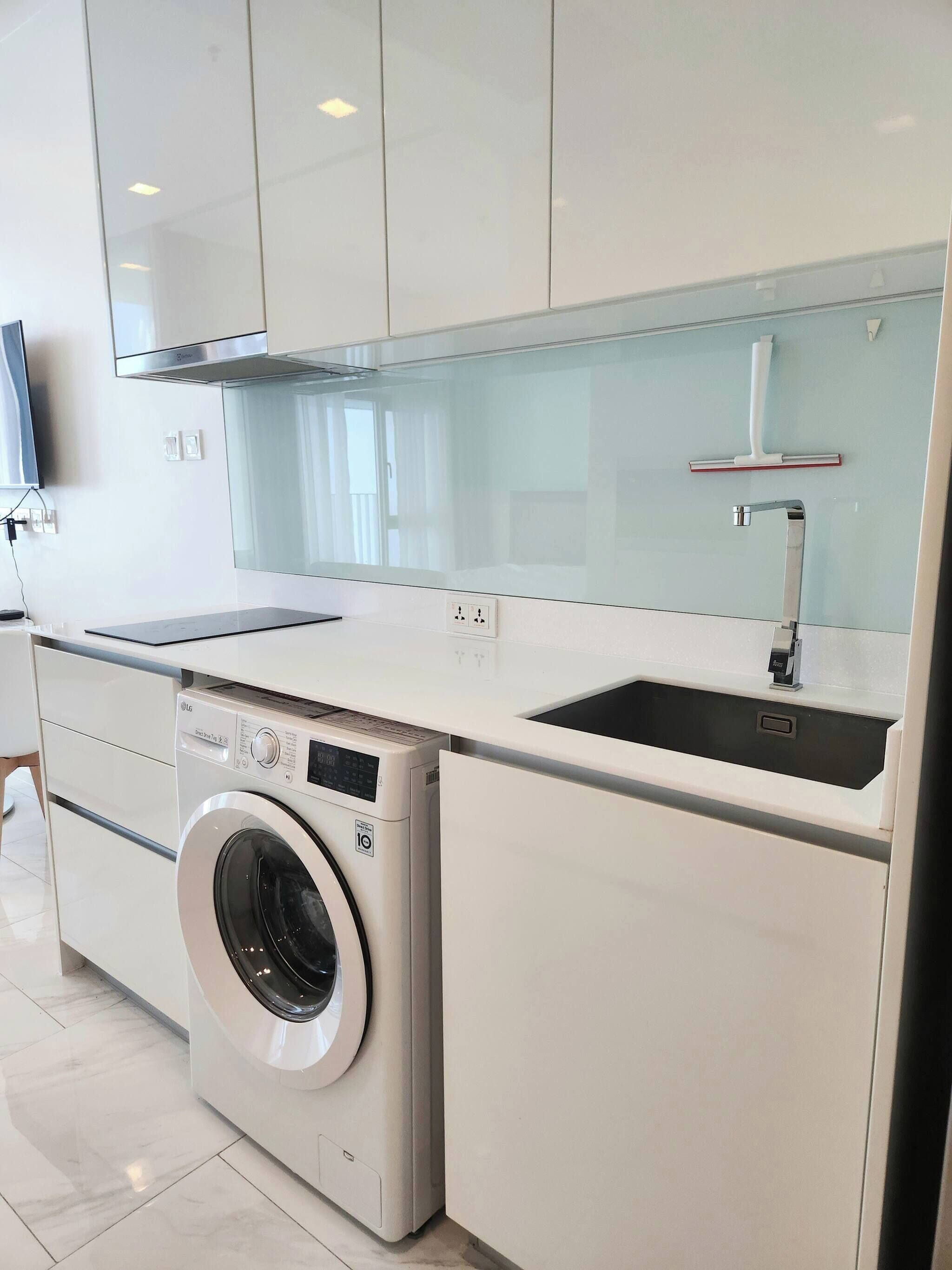 Apartamento, 1 quarto, acessível, piscina particular | Lavanderia