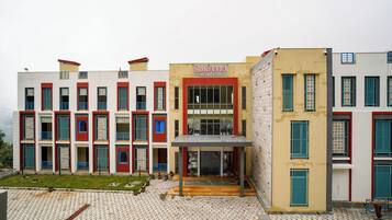 Majoituspaikan julkisivu