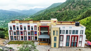 Overnatningsstedets facade