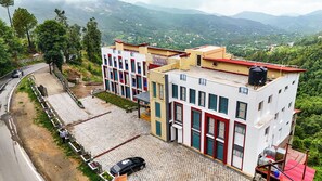 Overnatningsstedets facade