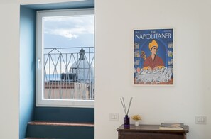 Quadrupla Comfort, balcone, vista mare | Insonorizzazione, Wi-Fi gratuito