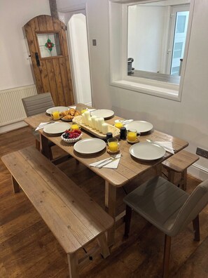 Dining - Stylish Designer Cottage • Sleeps 7 • Free Parking (Bury)