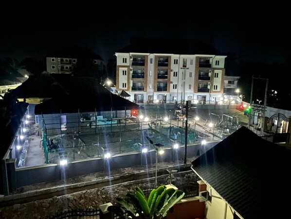 Front of property - evening/night