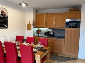 Dining - Comfort and Relax: 3-room Apt. Les Saisies 6 pers. (Les Saisies)