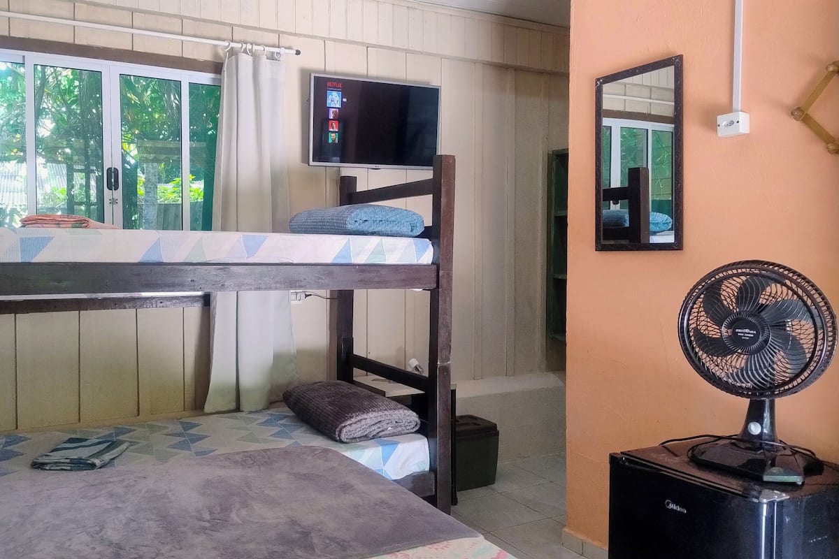 Classic Quadruple Room, Multiple Beds, Private Bathroom | Laptop workspace, free WiFi