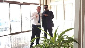 Sala de estar en el lobby