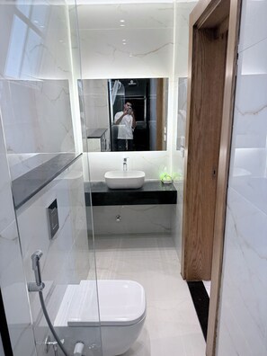 Towels, shampoo, toilet paper - Modern Smart Home for Rent in Prime Location at Mohandessin - Mossadak St. (Giza Governorate)