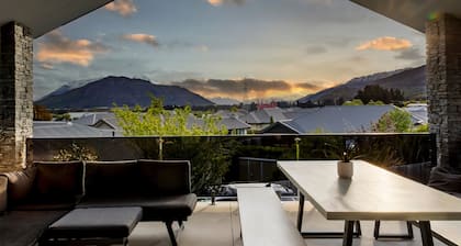 Relax or Work in Queenstown: Mountain View Home with Media Room