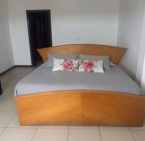 Iron/ironing board, bed sheets - Modern Furnished 1BR in Roman Ridge w/Rooftop Views & Near to Airport Area (Accra)